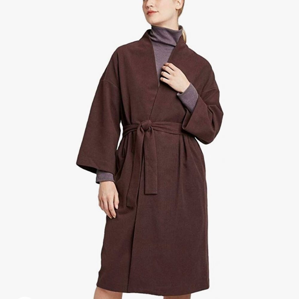 𝅺prologue Burgundy Coat